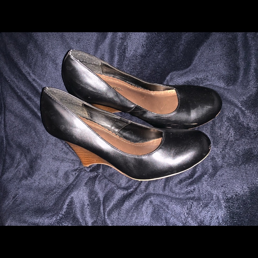 black boot heel
